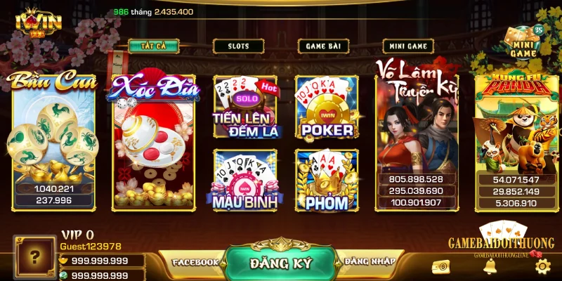 Game bài đổi thưởng IWin Club