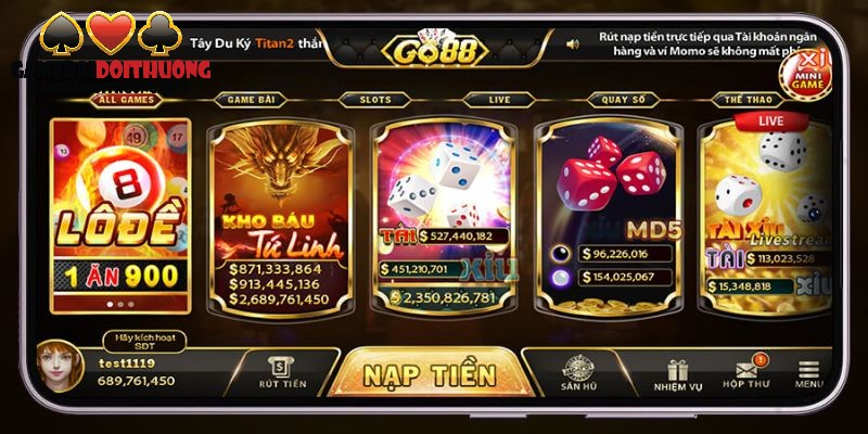 Thời gian cổng game Go88 được thành lập?