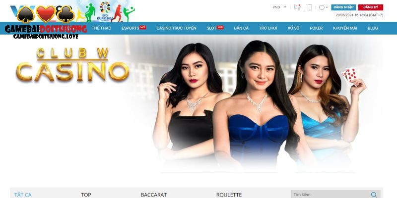 Chơi casino trực tuyến tại W88